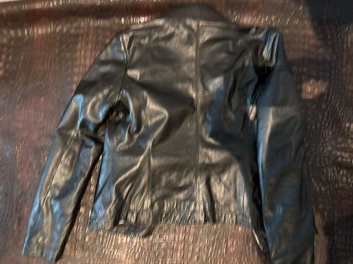 Leren bikerjas Milestone, Kleding | Dames, Jasjes, Kostuums en Pakken, Nieuw, Jasje, Maat 36 (S), Zwart, Verzenden