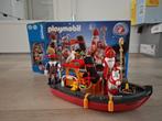 Playmobiel Stoomboot van Sinterklaas en Zwarte Piet (5206), Kinderen en Baby's, Speelgoed | Playmobil, Ophalen, Zo goed als nieuw