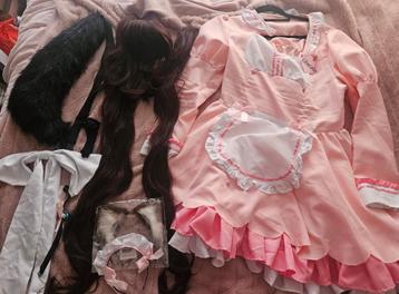 Nekopara Chocolate Cosplay Pink Compleet! beschikbaar voor biedingen