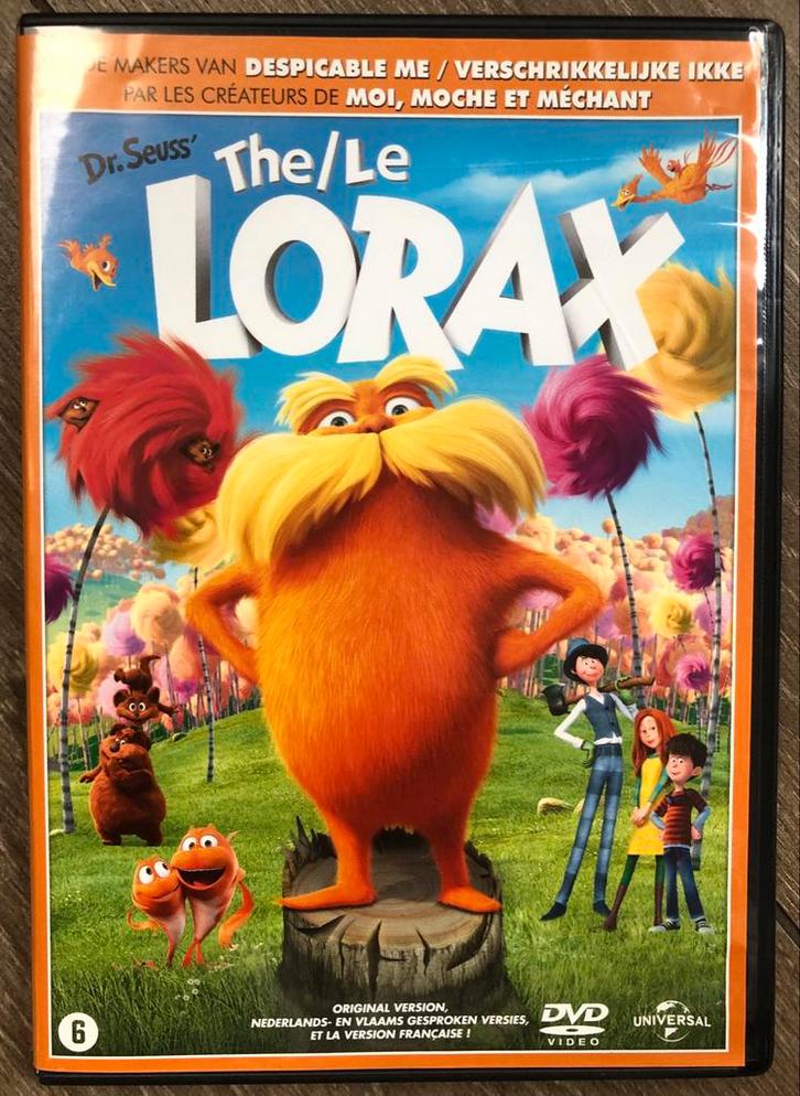 The Lorax DVD - Kinderfilm, Cd's en Dvd's, Dvd's | Kinderen en Jeugd, Gebruikt, Film, Avontuur, Vanaf 6 jaar, Ophalen