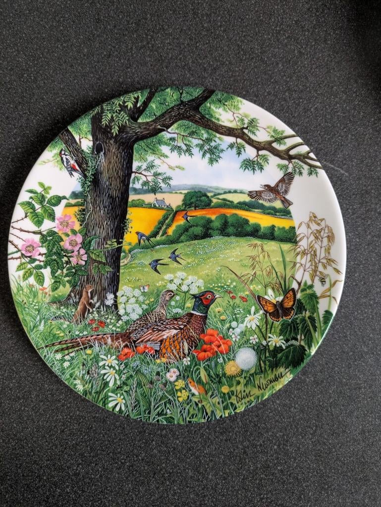 6 sierborden Country Panorama van Colin Newman - Wedgewood, Ophalen of Verzenden