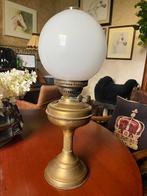 Antiek koperen olielamp, Ophalen of Verzenden