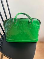 Groene Handtas met Print - Weinig Gebruikt, Sieraden, Tassen en Uiterlijk, Tassen | Damestassen, Ophalen of Verzenden, Gebruikt