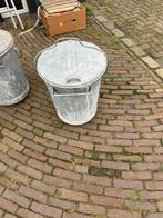 Vintage Amsterdamse Vuilnisemmer, Huis en Inrichting, Emmers, Ophalen of Verzenden, Gebruikt, IJzer, Met deksel
