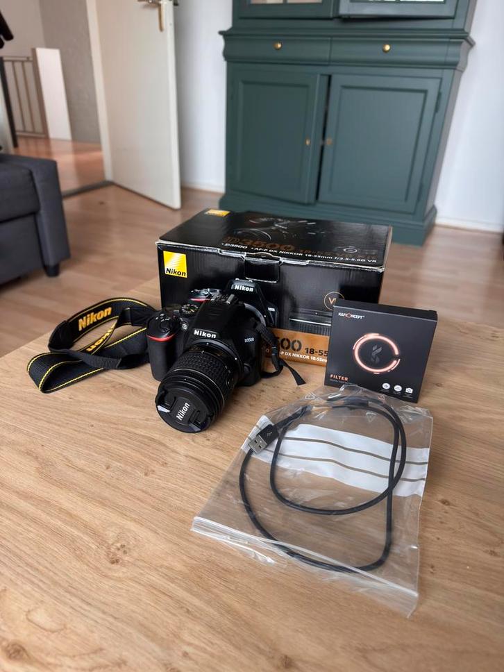 Nikon D3500 | INCL 18-55 VR Lens | Nauwelijks gebruikt, Audio, Tv en Foto, Fotocamera's Digitaal, Zo goed als nieuw, Nikon, Geen optische zoom