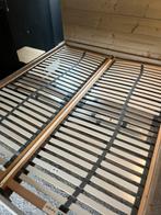 Mooi Steigerhouten bed, Huis en Inrichting, Slaapkamer | Bedden, Ophalen, Eenpersoons, Steigerhout, Zo goed als nieuw