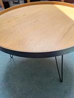 Bijzettafel 60x40, Ophalen, Minder dan 55 cm, Rond, Zo goed als nieuw