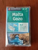 Kompass Wandelkaart Malta Gozo, Overige merken, Gelezen, Ophalen of Verzenden, Europa