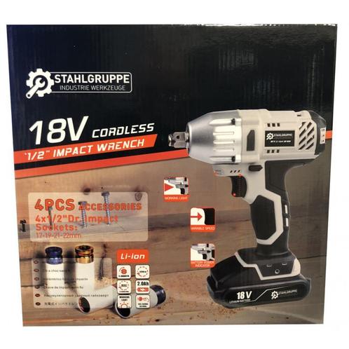 Nieuwe stahlgruppe accu Slagmoer sleutel slagmoersleutel, Doe-het-zelf en Verbouw, Gereedschap | Overige machines, Nieuw, Ophalen