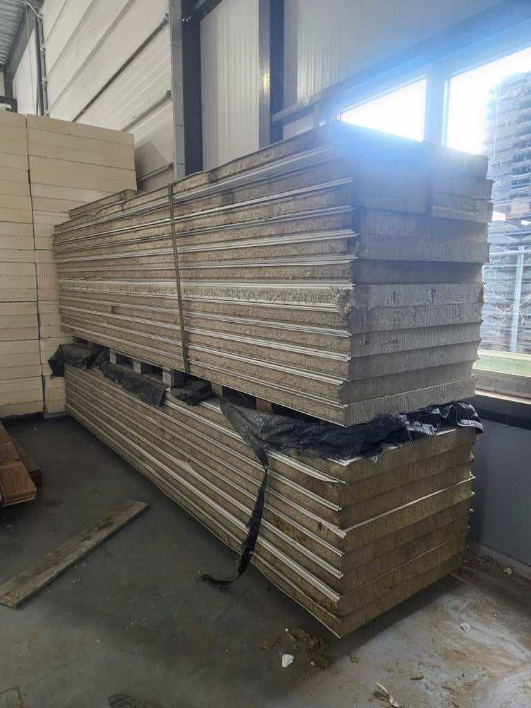 Steenwolpanelen voor isolatie, Dakisolatie, Gebruikt, Steenwol, Ophalen of Verzenden