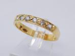 18 karaat Gouden Alliance Rij-Ring Dames Ring M 16.75, Jw, Verzenden, Nieuw, Kleiner dan 17