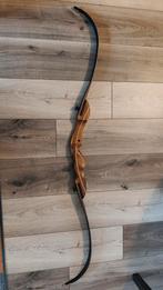 Recurveboog met opbergdoos - Touchwood 60/30, Ophalen, Gebruikt, Recurveboog