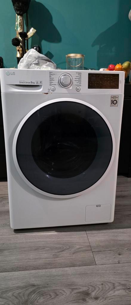 LG Wasmachine - Betrouwbaar en Efficiënt, Witgoed en Apparatuur, Wasmachines, Gebruikt, Voorlader, 6 tot 8 kg, 85 tot 90 cm, 1200 tot 1600 toeren