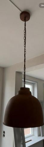 Terracotta hanglamp te koop, Huis en Inrichting, Lampen | Hanglampen, Ophalen, Zo goed als nieuw, Minder dan 50 cm, Overige materialen