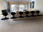 6 Eames DKR eetkamerstoelen door Vitra, Huis en Inrichting, Stoelen, Ophalen, Modern design, Zwart, Zo goed als nieuw