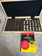 Nieuw Schaakspel met Boekje, Hobby en Vrije tijd, Gezelschapsspellen | Bordspellen, Een of twee spelers, Ophalen, Nieuw