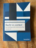 Sanne Taekema - Recht in context, Boeken, Sanne Taekema; Jeanne Gaakeer; Marc Loth, Sociale wetenschap, Ophalen of Verzenden, Zo goed als nieuw