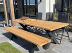 Bank voor tafels, Tuin en Terras, Picknicktafels, Ophalen, Zo goed als nieuw, Rechthoekig, Hout