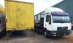 MAN camper vrachtwagen L2000 8.180 RENOVA afzetsysteem, Auto's, Vrachtwagens, Lederen bekleding, Achterwielaandrijving, MAN, Wit