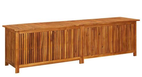 Tuinbox 200x50x58 cm massief acaciahout, nieuw, Tuin en Terras, Bielzen en Borders, Nieuw, Biels, Natuursteen, Minder dan 100 cm