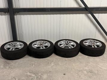 Lichtmetalen velgen 5x112 met Dunlop winterbanden 205 55 16  beschikbaar voor biedingen