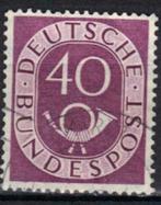 Duitsland Bundespost 1951-1952 - Yvert 19 - Posthoorn (ST), Postzegels en Munten, Postzegels | Europa | Duitsland, Ophalen, BRD