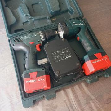 Metabo BS 12 met 2 slechte accu's beschikbaar voor biedingen
