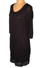 FREE-QUENT jurk, FREEQUENT gehaakt jurkje, zwart, Mt. XL, Kleding | Dames, Jurken, Freequent, Zo goed als nieuw, Maat 46/48 (XL) of groter
