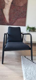 Pols Potten Fauteuil Charles retro design zwart, Ophalen, Hout, 75 tot 100 cm, Zo goed als nieuw