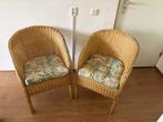 prachtige rieten stoeltjes, Huis en Inrichting, Stoelen, Ophalen, Twee, Overige kleuren, Riet of Rotan