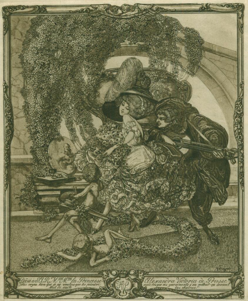 3014 Ex Libris Oostenrijk : Franz von Bayros, z.j., Antiek en Kunst, Kunst | Etsen en Gravures, Verzenden