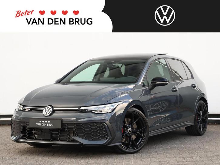 Volkswagen Golf 2.0 TSI GTI 265PK DSG | Panoramadak | Black, Auto's, Volkswagen, Bedrijf, Te koop, Golf, Lichtmetalen velgen, Metallic lak