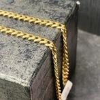 14k gouden ketting 14 karaat goud cuban miami schakel, Ophalen of Verzenden, Zo goed als nieuw, Goud