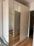 Kleedkamerkast met spiegel en harmonicadeuren, Huis en Inrichting, Kasten | Kledingkasten, Ophalen, Zo goed als nieuw, 50 tot 75 cm