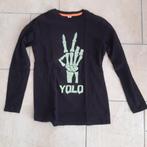 Halloween longsleeve glow in the dark maat 158/164, Ophalen of Verzenden, Nieuw, Kostuum, Halloween of Griezel