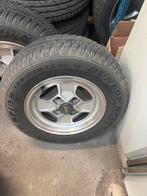 Fiat 124 Spider originele lichtmetalen velgen 13”, Auto-onderdelen, Banden en Velgen, Ophalen, Gebruikt, 13 inch, Banden en Velgen