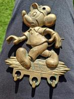 Mickey Mouse Walt Disney messing sleutelhouder, Ophalen of Verzenden, Mickey Mouse, Gebruikt, Beeldje of Figuurtje