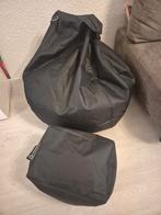 Casacomfy – Pear Junior – Zitzak met Voetenbankje, Ophalen, Zo goed als nieuw, Zwart, Zitzak