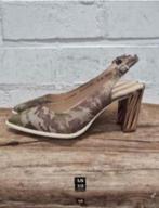 JHAY - Prachtige leren slingback pumps maat 38,5 - Nieuw