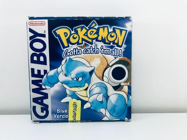 Gameboy - Pokemon Blue in doos (Zonder Trainer Guide), Spelcomputers en Games, Games | Nintendo Game Boy, Zo goed als nieuw, Role Playing Game (Rpg)
