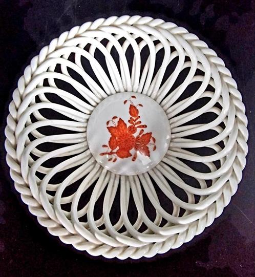 HEREND: 3 prachtige schaaltjes, handbeschilderd, Antiek en Kunst, Antiek | Servies los, Ophalen of Verzenden