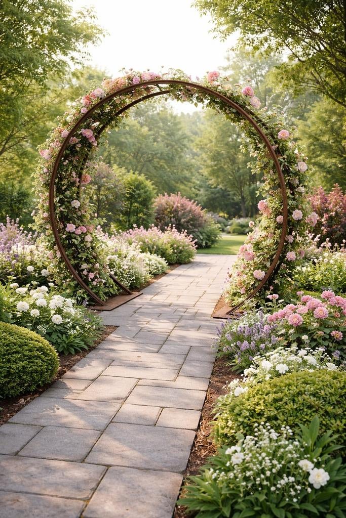 Tuinboog Cortenstaal - Prachtige Tuindecoratie, Ophalen, Nieuw, Overige typen