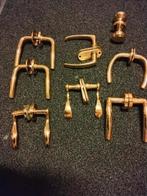 Messing deurbeslag als nieuw., Doe-het-zelf en Verbouw, Deuren en Horren, Ophalen of Verzenden, Zo goed als nieuw, Binnendeur