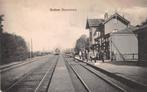 S978 Brummen Station Stoom TREIN volk mooi - v Deventer 1918, Verzamelen, Ansichtkaarten | Nederland, Gelopen, Gelderland, Ophalen of Verzenden