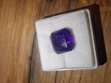 Facet geslepen amethist  beschikbaar voor biedingen