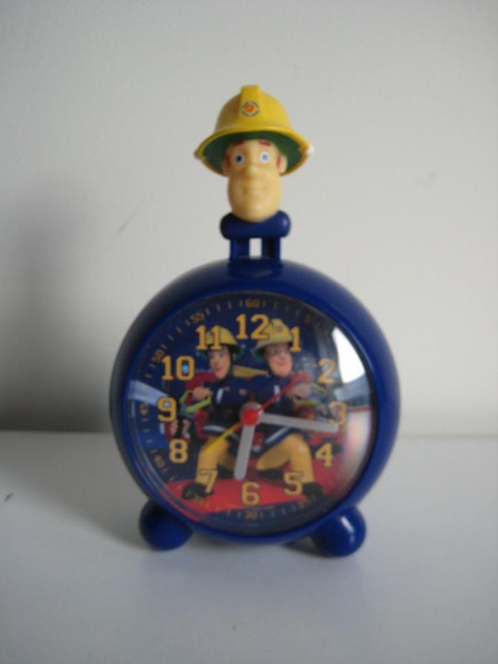 Brandweerman Sam stille wekker analoge kinderwekker, Witgoed en Apparatuur, Wekkers, Gebruikt, Analoog, Ophalen of Verzenden