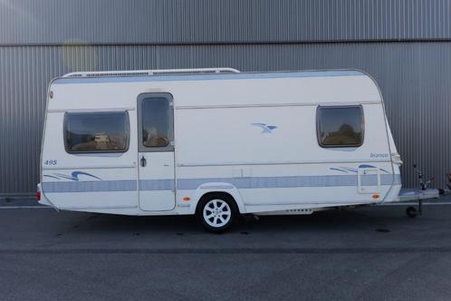 Fendt Bianco 495, Topstaat, Mover, Fietsenrek, voortent, Caravans en Kamperen, Caravans, Bedrijf, tot en met 4, 1000 - 1250 kg