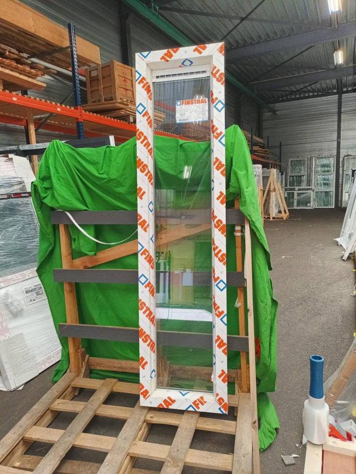 Kunststof Vast kozijn  b58,2 x h234,5 cm Crème  -2282-, Doe-het-zelf en Verbouw, Kozijnen en Schuifpuien, Zo goed als nieuw, Raamkozijn