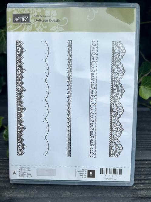Stampin’ Up! Delicate Details, Hobby en Vrije tijd, Stempelen, Zo goed als nieuw, Ophalen of Verzenden