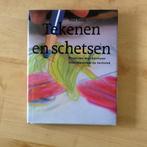 Boek tekenen schetsen ingebonden in zeer goede staat, Hobby en Vrije tijd, Tekenen, Ophalen of Verzenden, Boek of Gids, Zo goed als nieuw